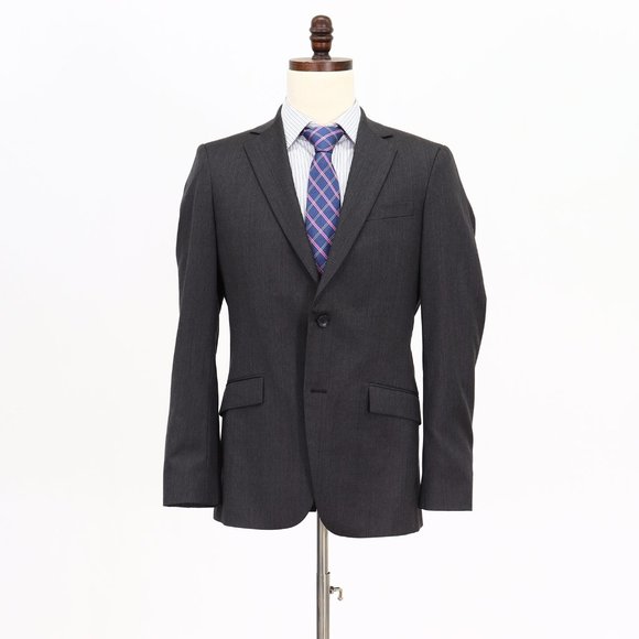 Theory 40R Gray Solid 2-Button Sport Coat Blazer Jacket V090 - Picture 1 of 11